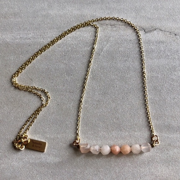 ❗️LAST❗️Rose Quartz 14K Gold Necklace - Picture 2 of 6